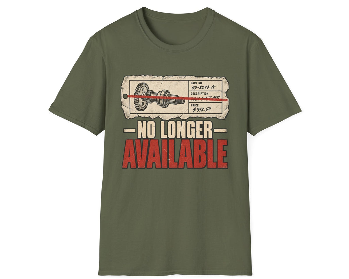 Vintage 'No Longer Available' T-Shirt