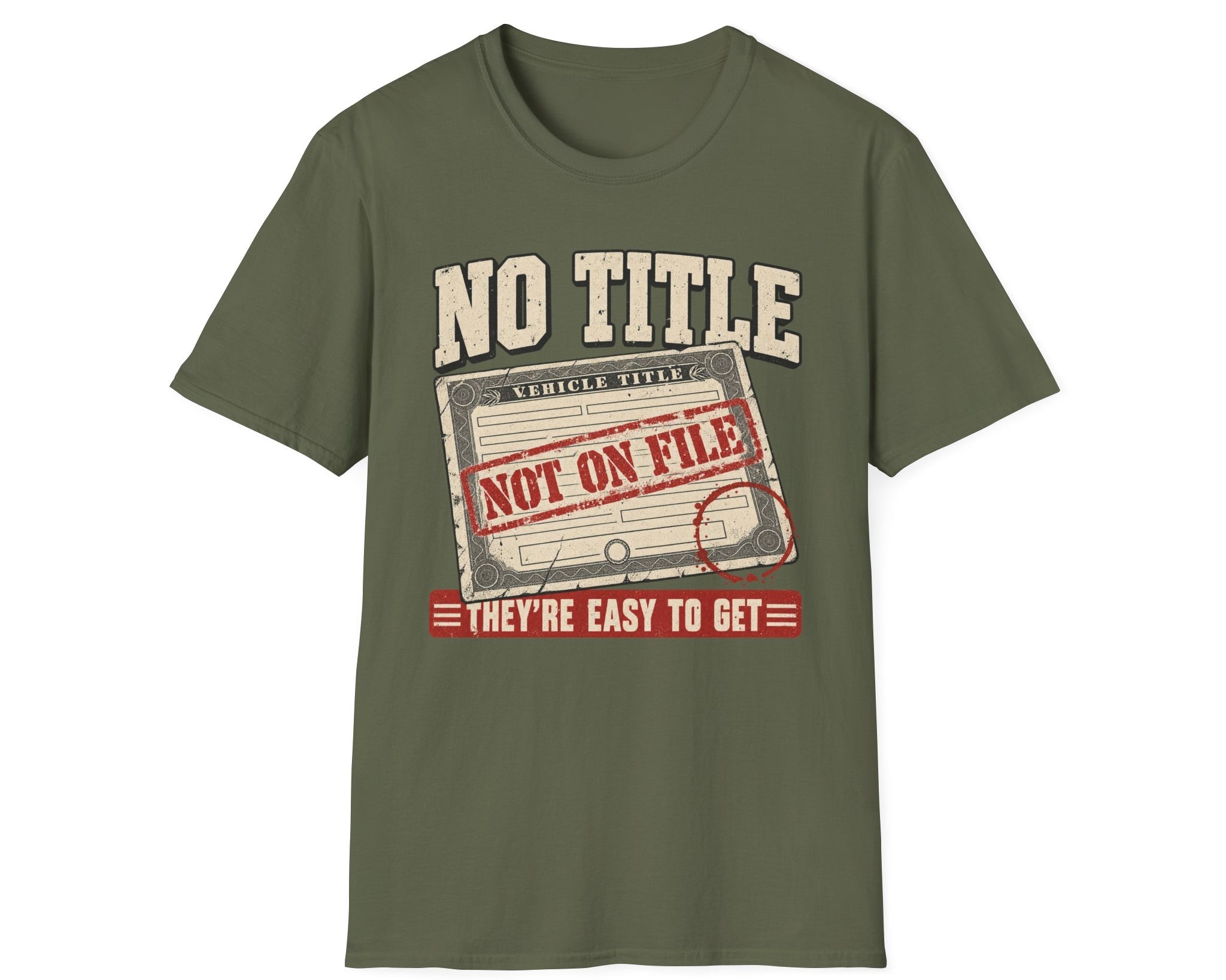 No Title 'Not On File' Graphic T-Shirt