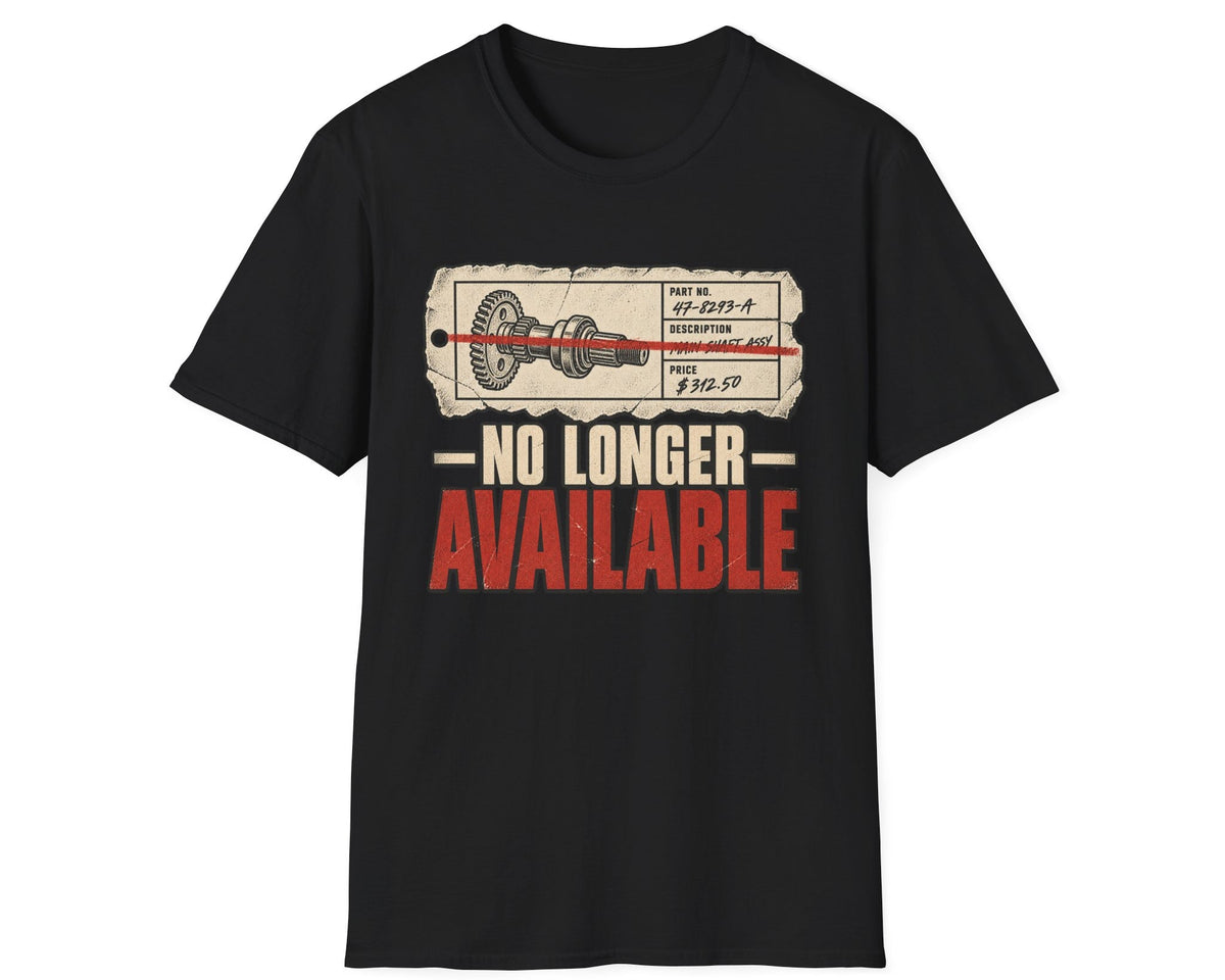 Vintage 'No Longer Available' T-Shirt