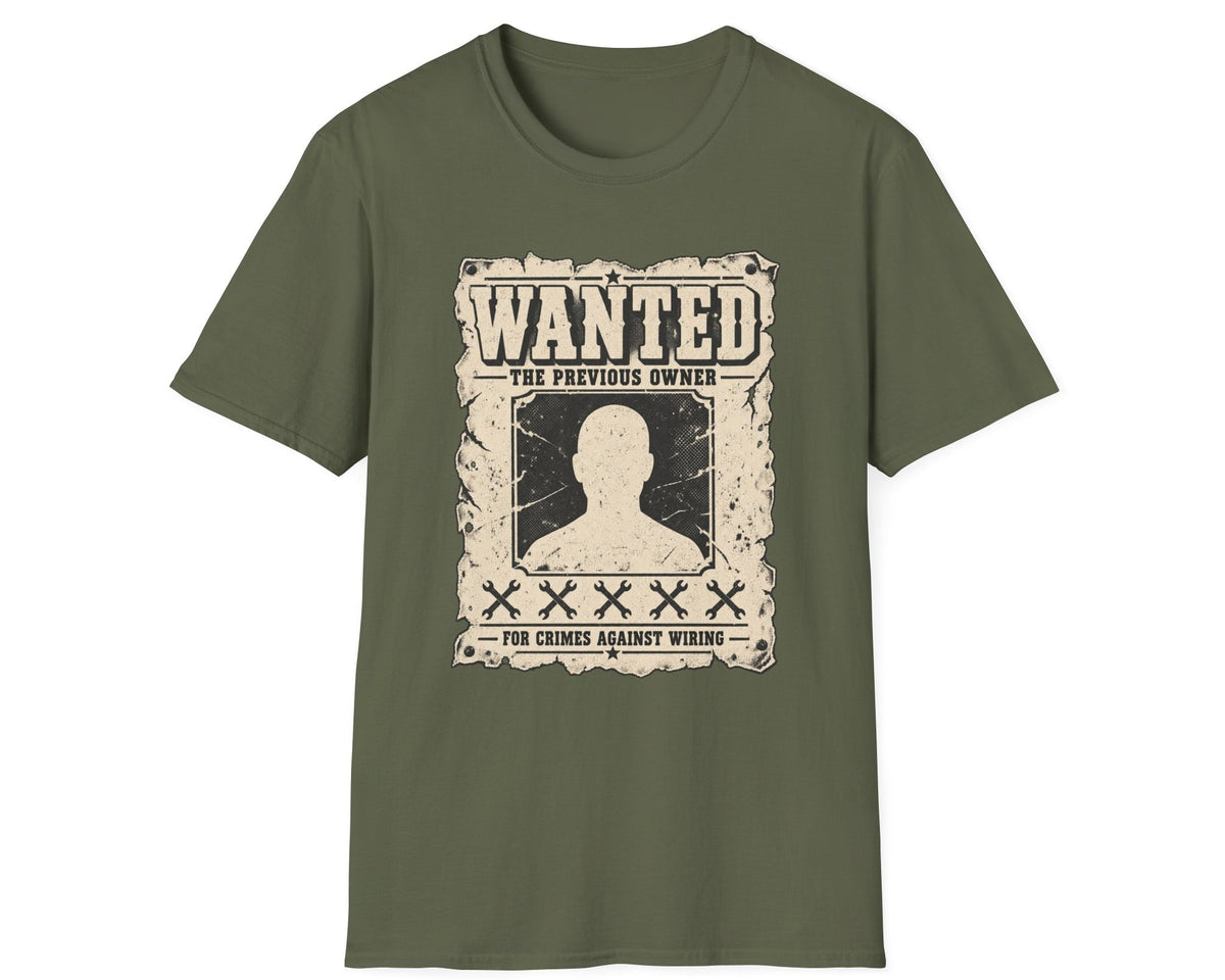 Wanted 'Previous Owner' T-Shirt