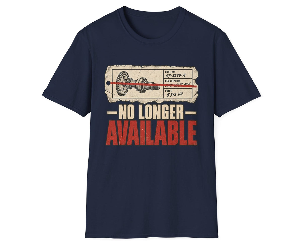 Vintage 'No Longer Available' T-Shirt