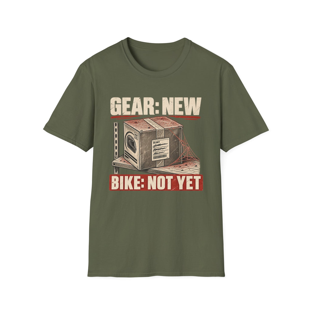 T-Shirt — GEAR: NEW / BIKE: NOT YET