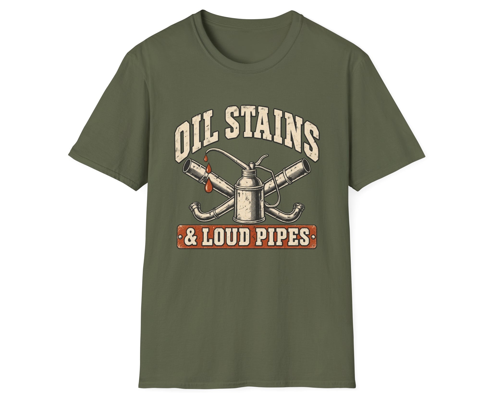 Oil Stains & Loud Pipes T-Shirt