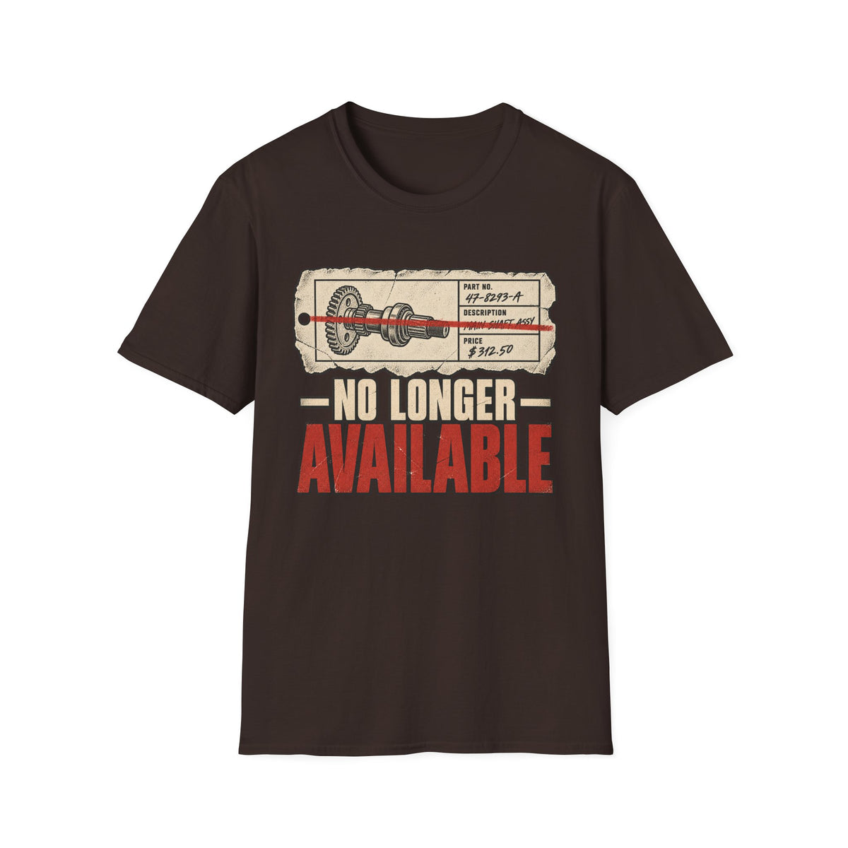 Vintage 'No Longer Available' T-Shirt
