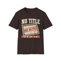 No Title 'Not On File' Graphic T-Shirt