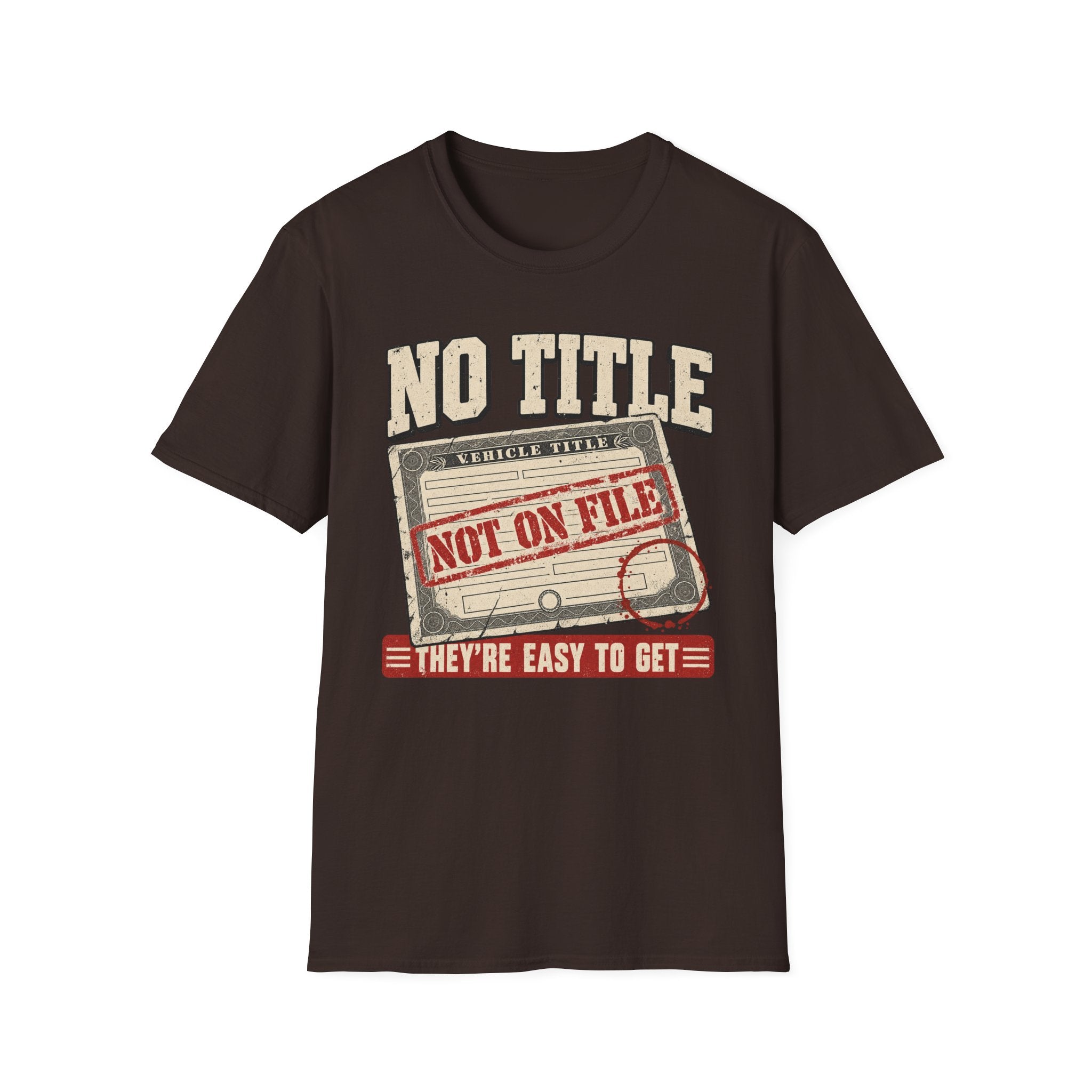 No Title 'Not On File' Graphic T-Shirt