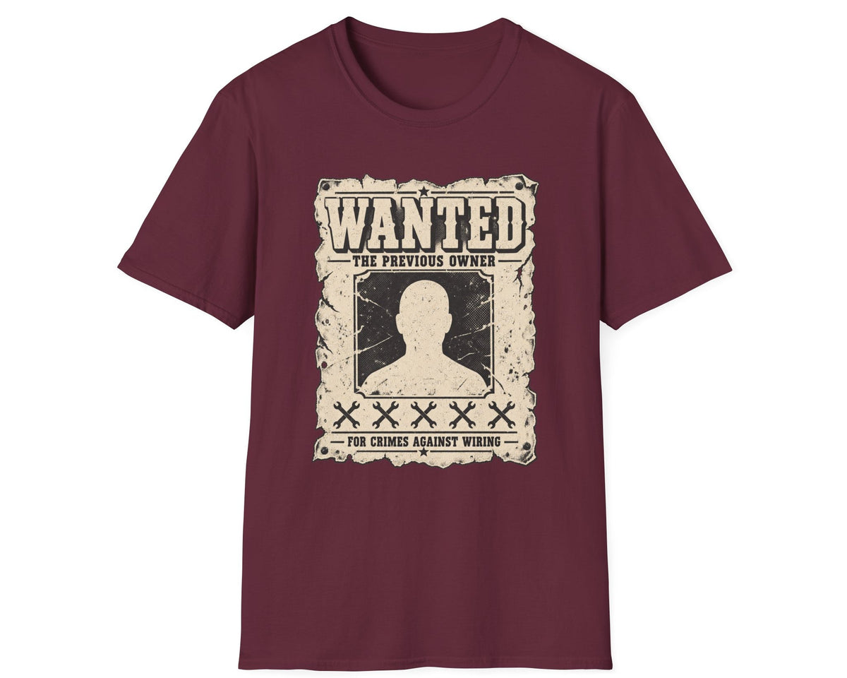 Wanted 'Previous Owner' T-Shirt