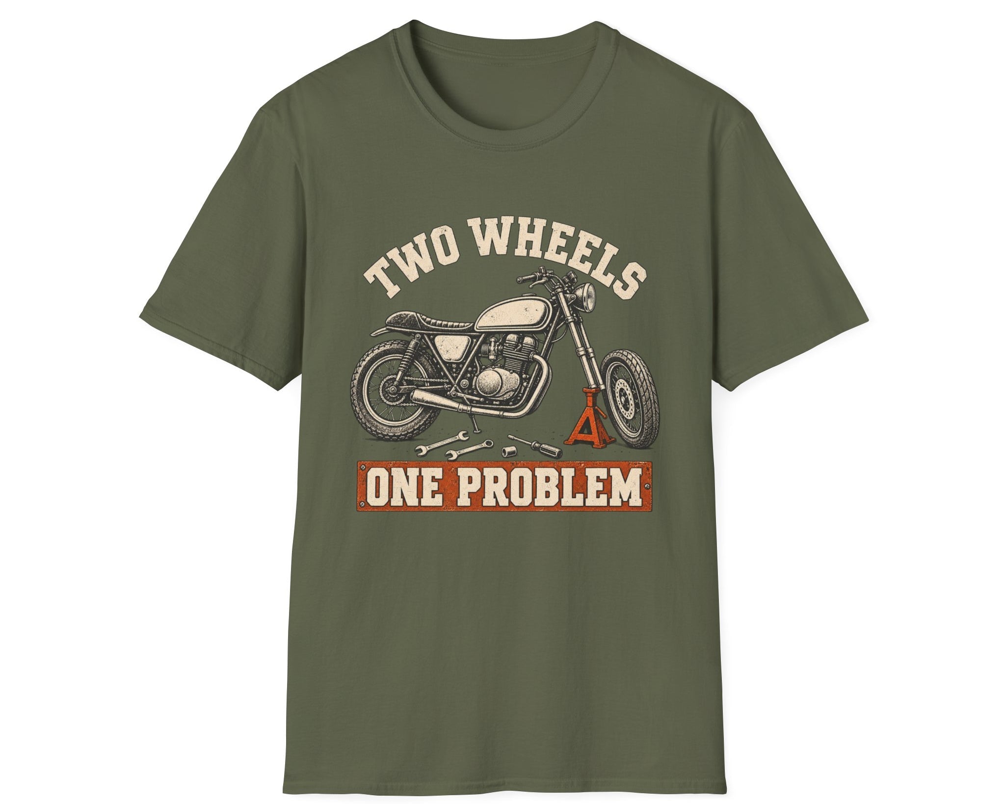 Two Wheels One Problem T-Shirt