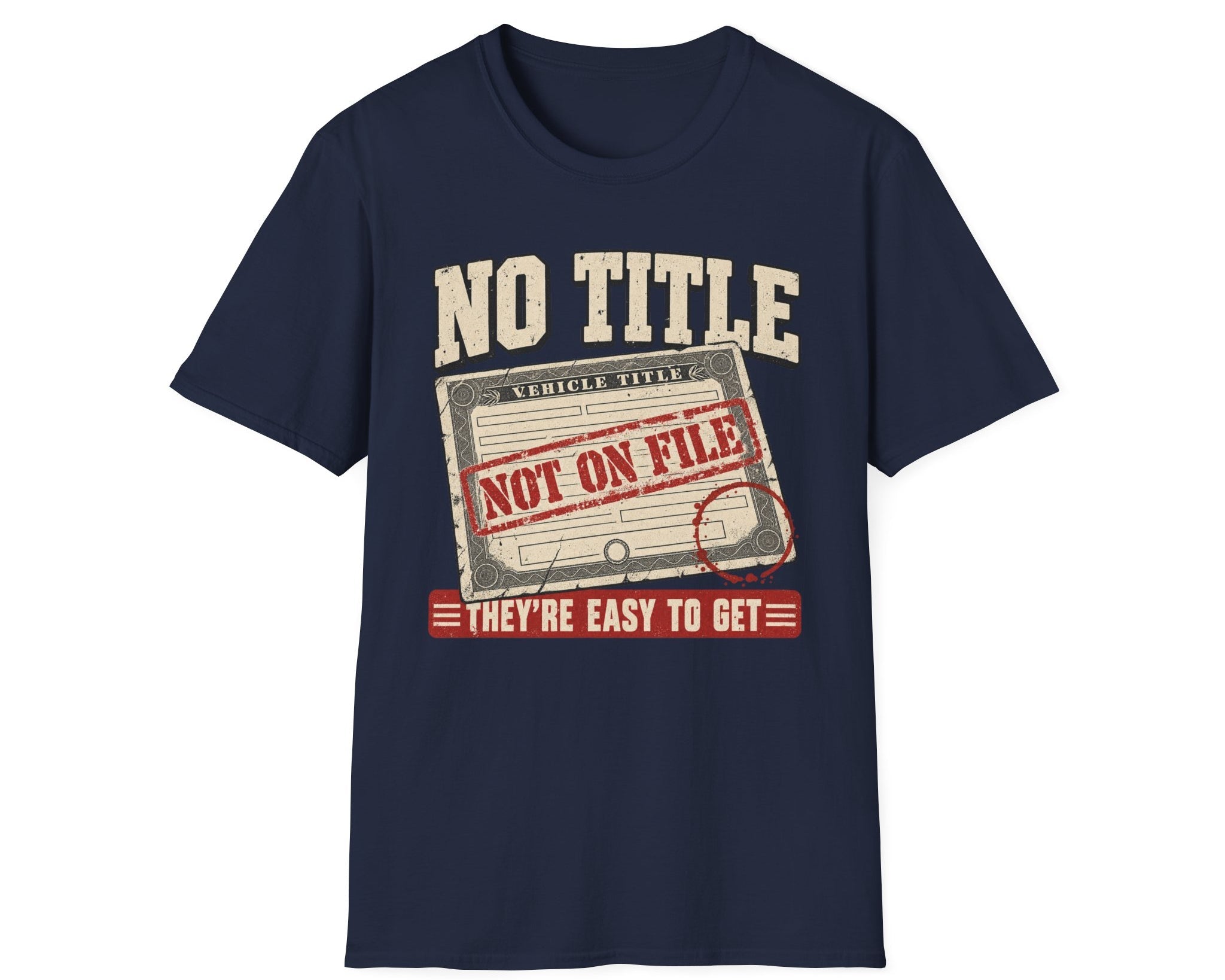 No Title 'Not On File' Graphic T-Shirt