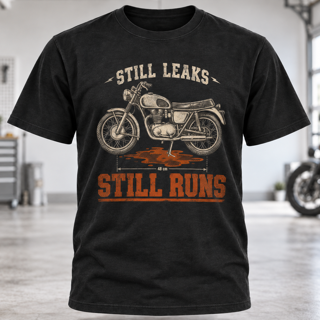 Still Leaks Still Runs T-Shirt