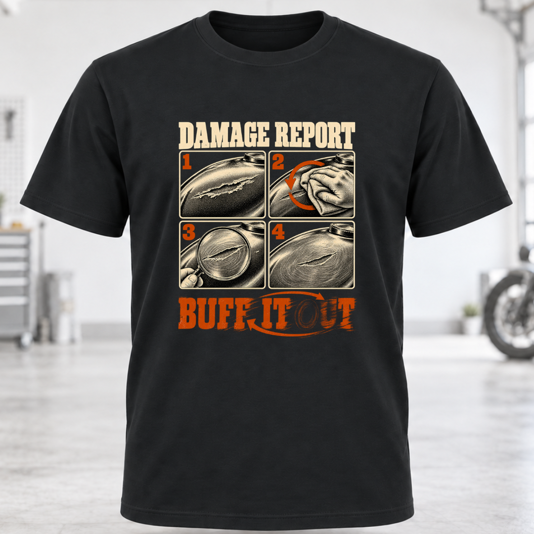 Damage Report Graphic T‑Shirt