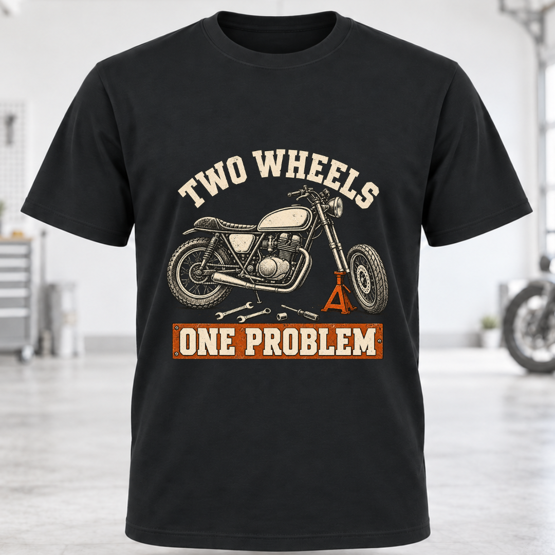 Two Wheels One Problem T-Shirt