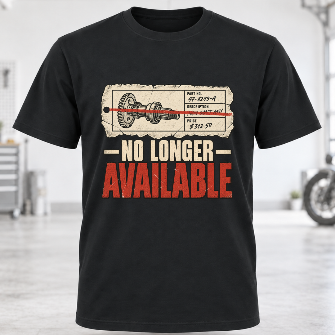Vintage 'No Longer Available' T-Shirt