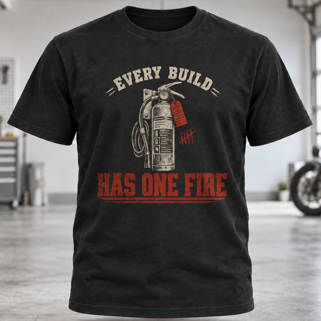 Every Build Has One Fire T-Shirt