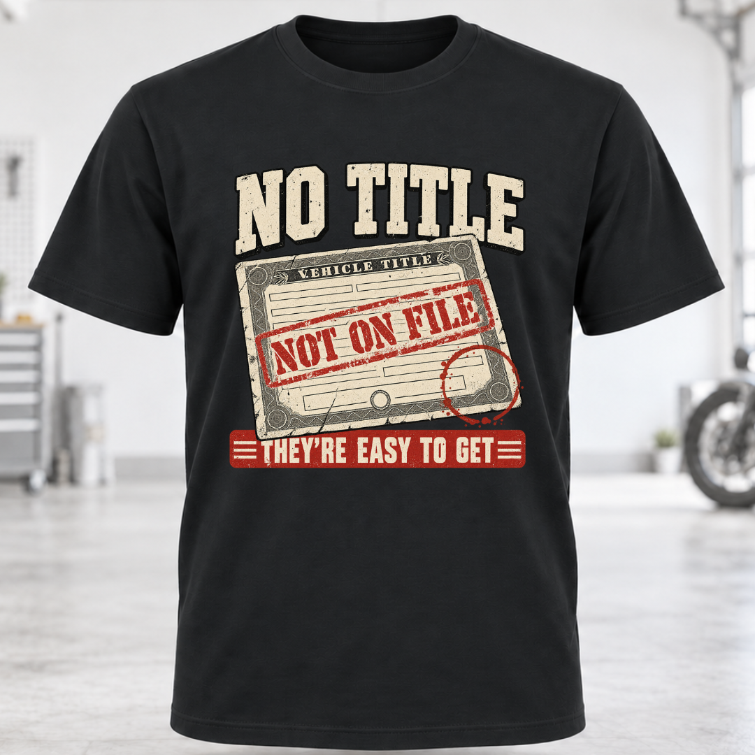 No Title 'Not On File' Graphic T-Shirt