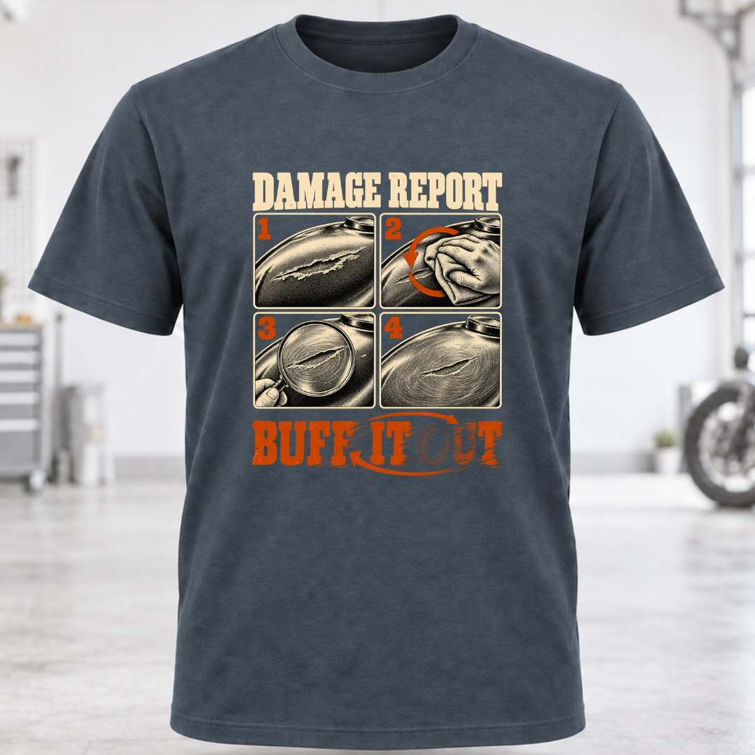Damage Report Graphic T‑Shirt