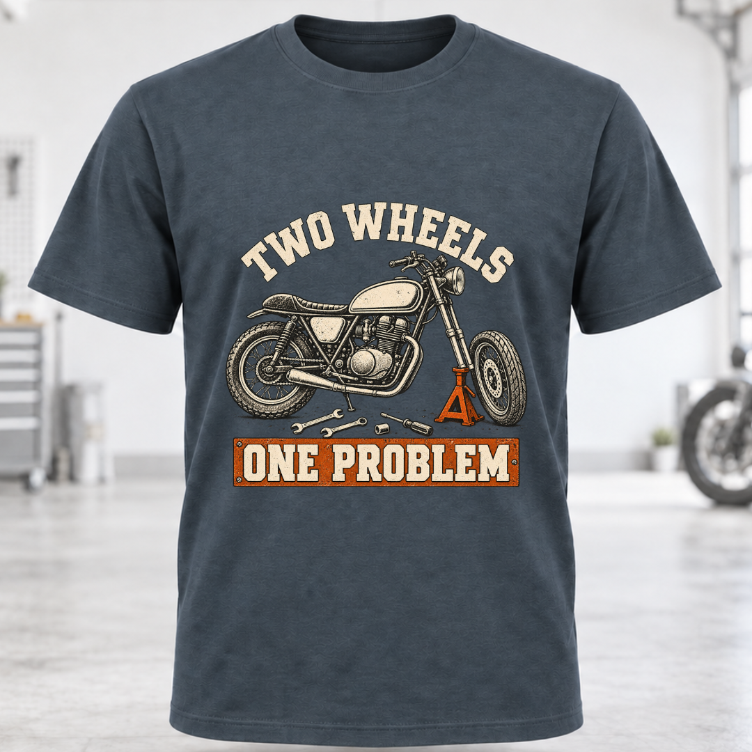 Two Wheels One Problem T-Shirt