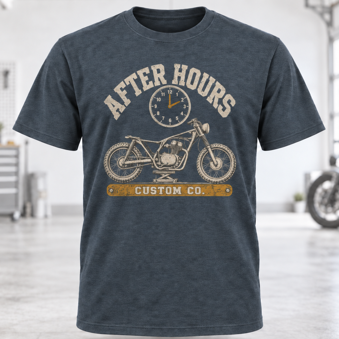 After hours custom build T-Shirt