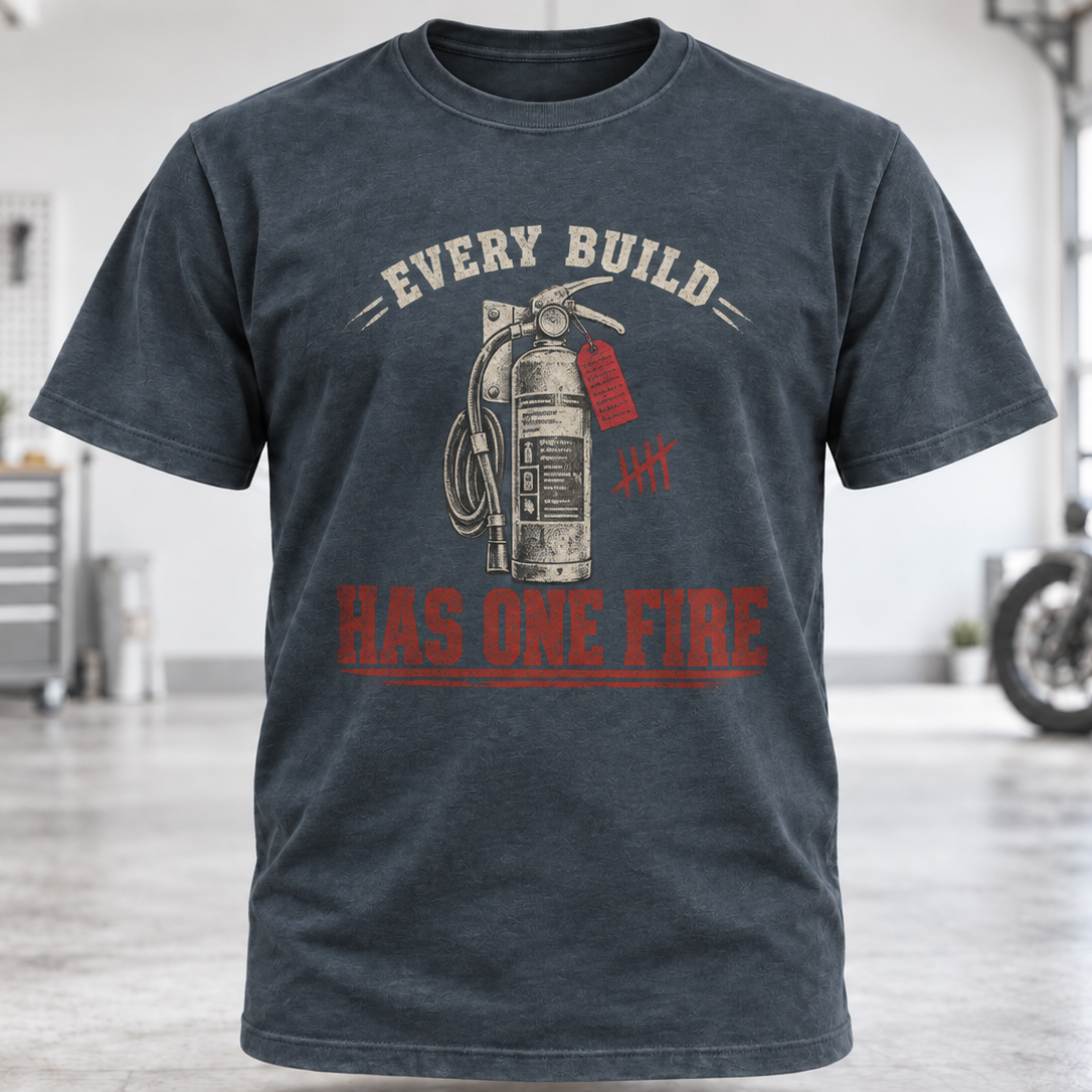 Every Build Has One Fire T-Shirt