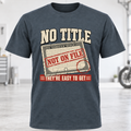 No Title 'Not On File' Graphic T-Shirt