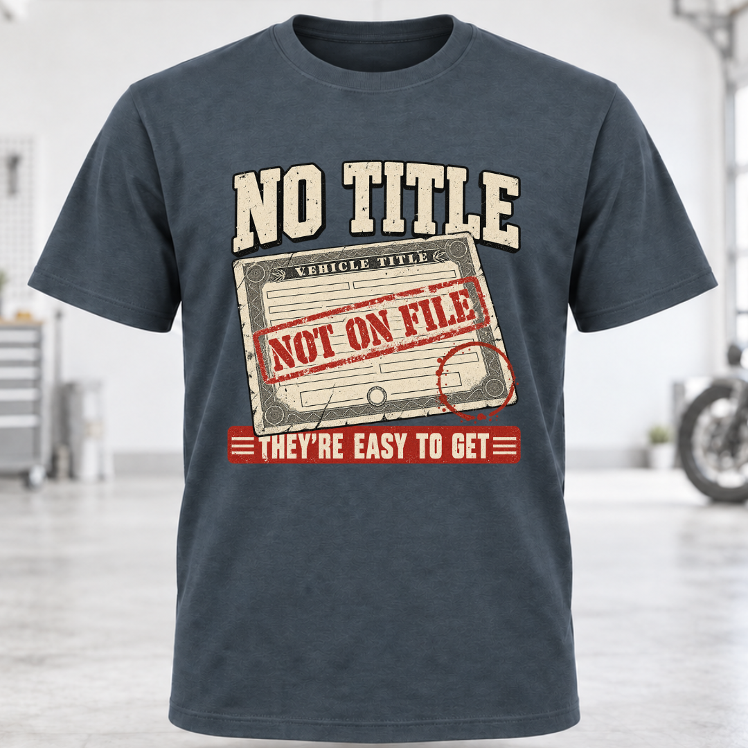 No Title 'Not On File' Graphic T-Shirt