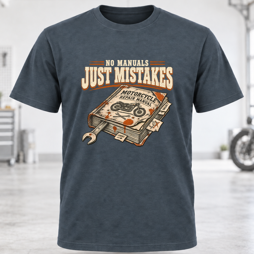 No Manuals Just Mistakes T-Shirt