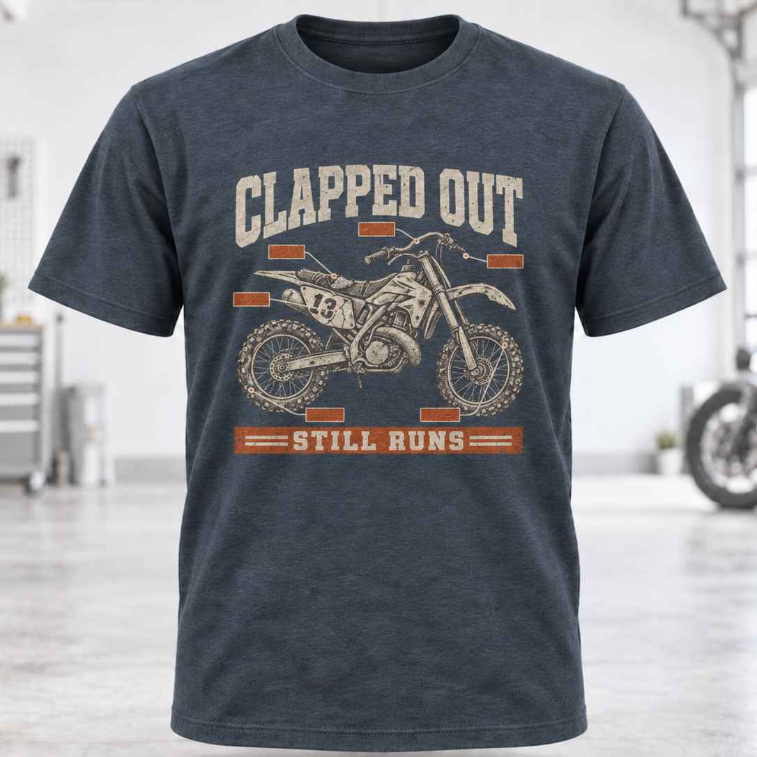Clapped Out Motorcycle T-Shirt