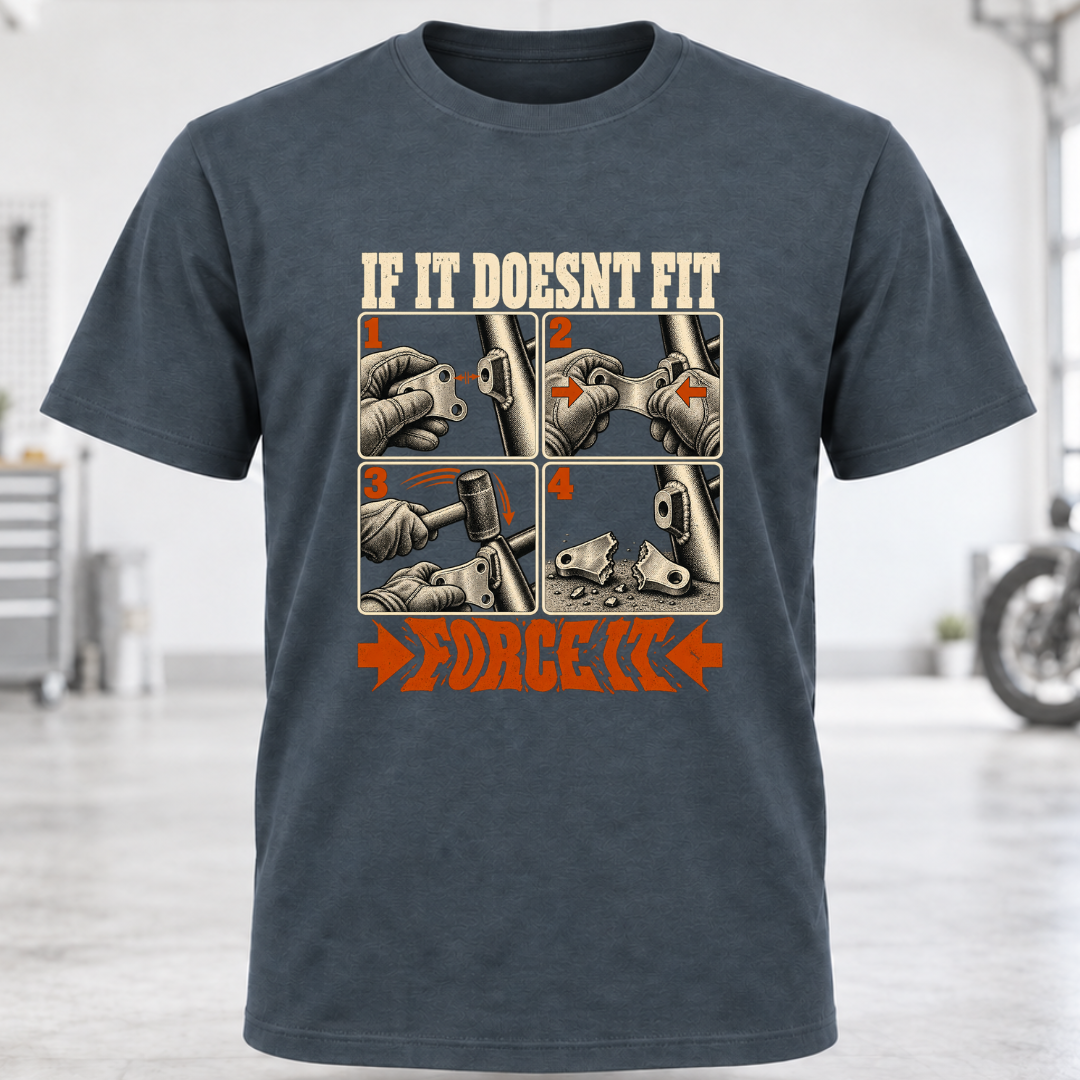 T-Shirt — "If It Doesn't Fit, Force It"