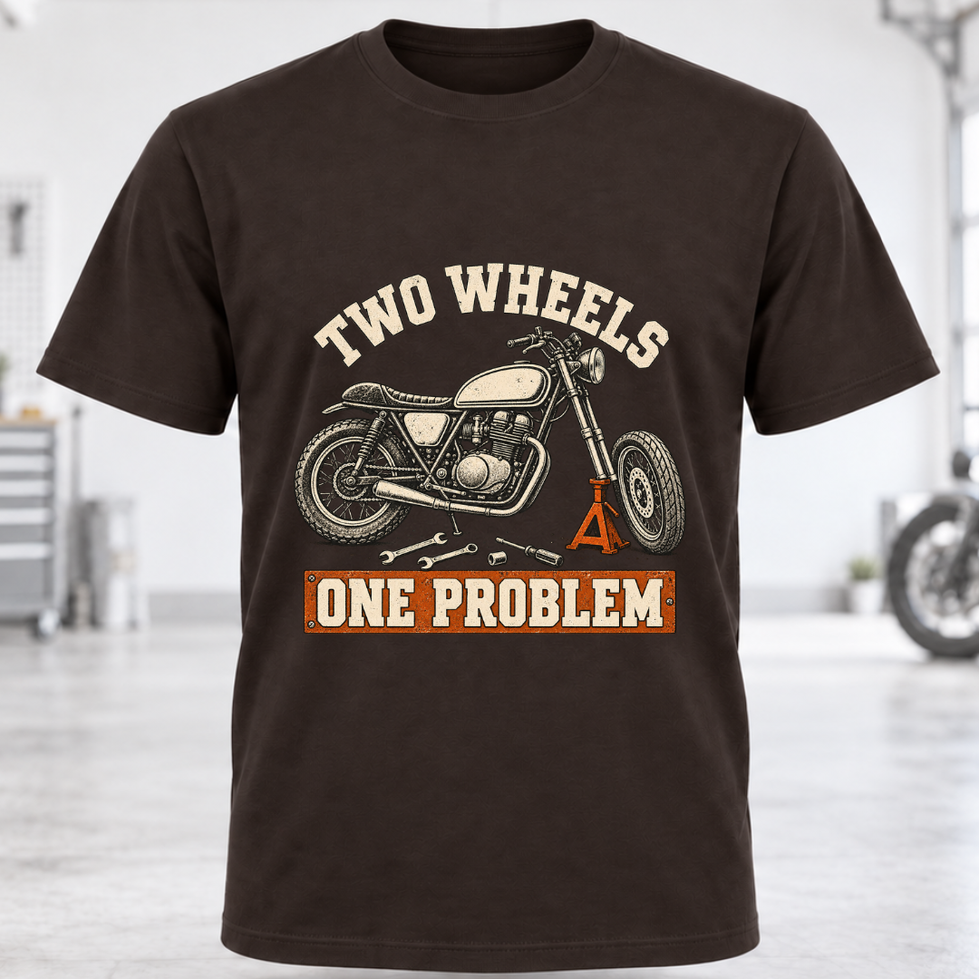 Two Wheels One Problem T-Shirt