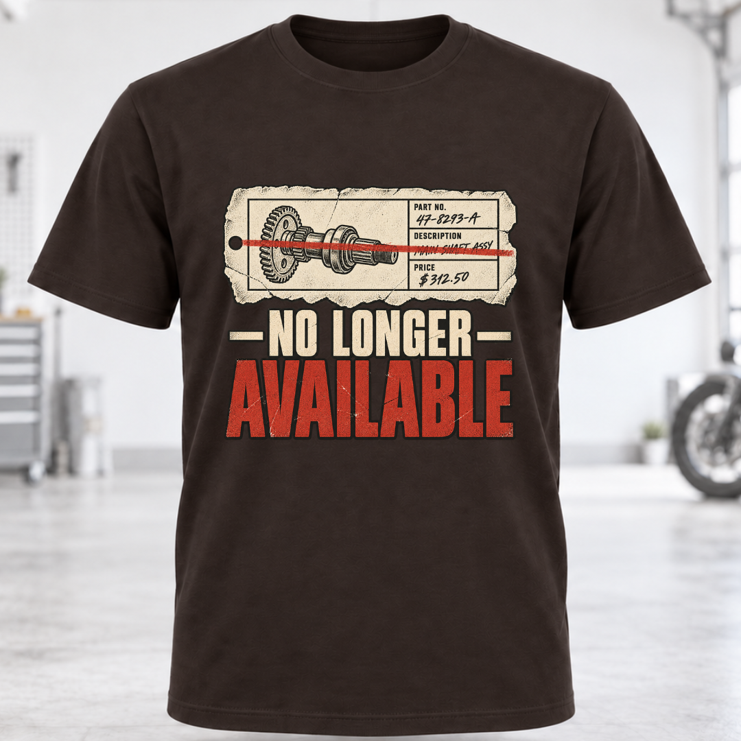 Vintage 'No Longer Available' T-Shirt