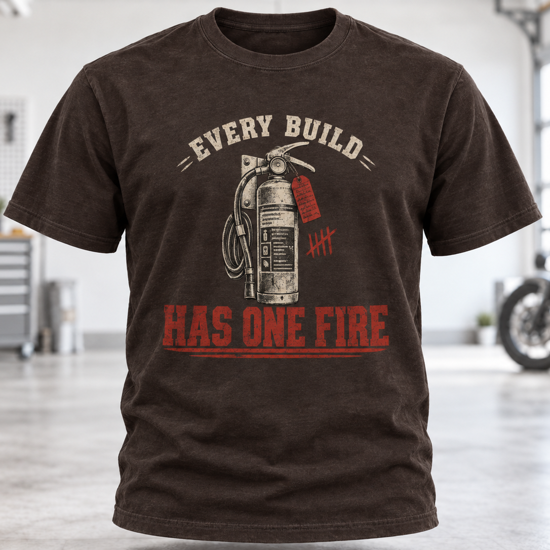 Every Build Has One Fire T-Shirt