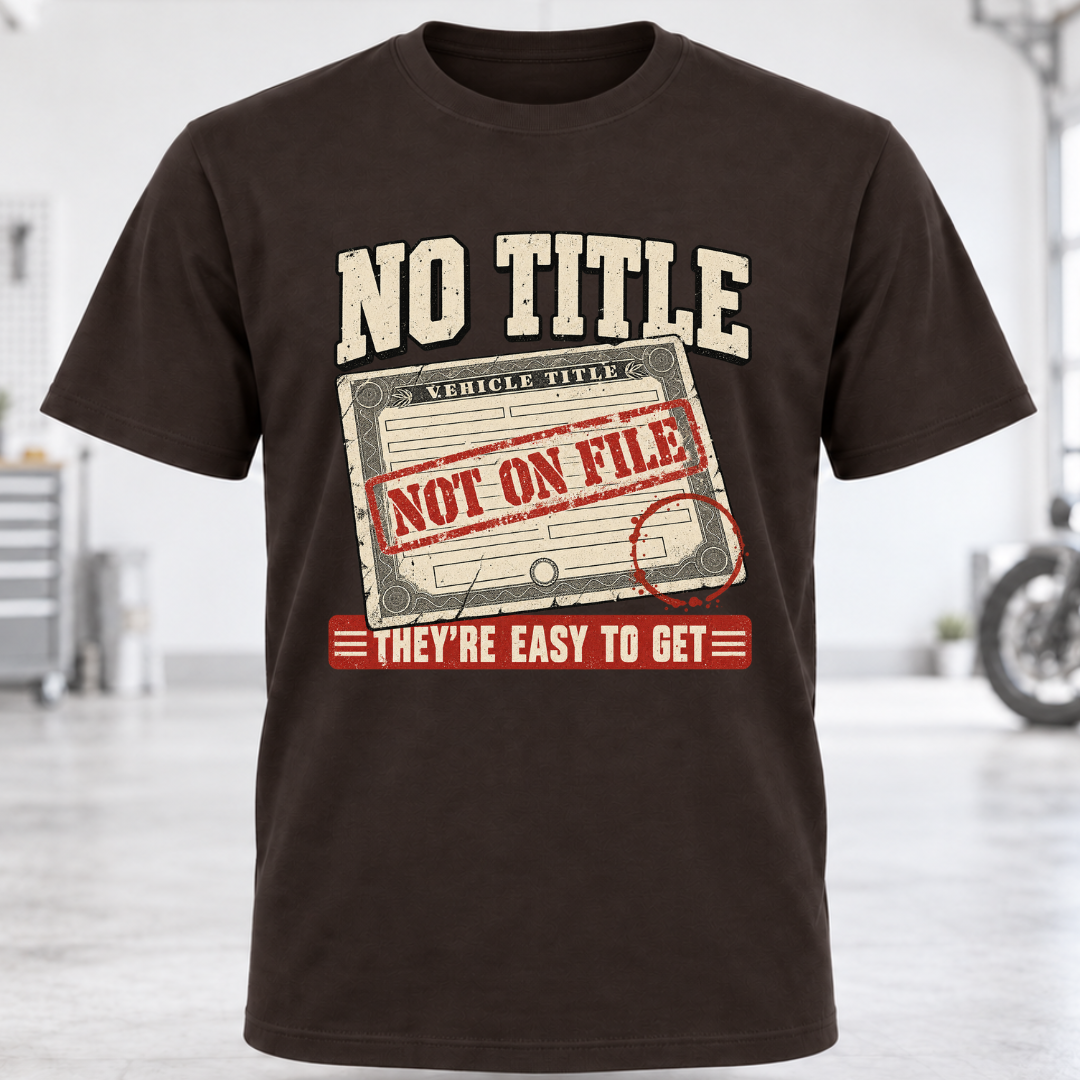 No Title 'Not On File' Graphic T-Shirt