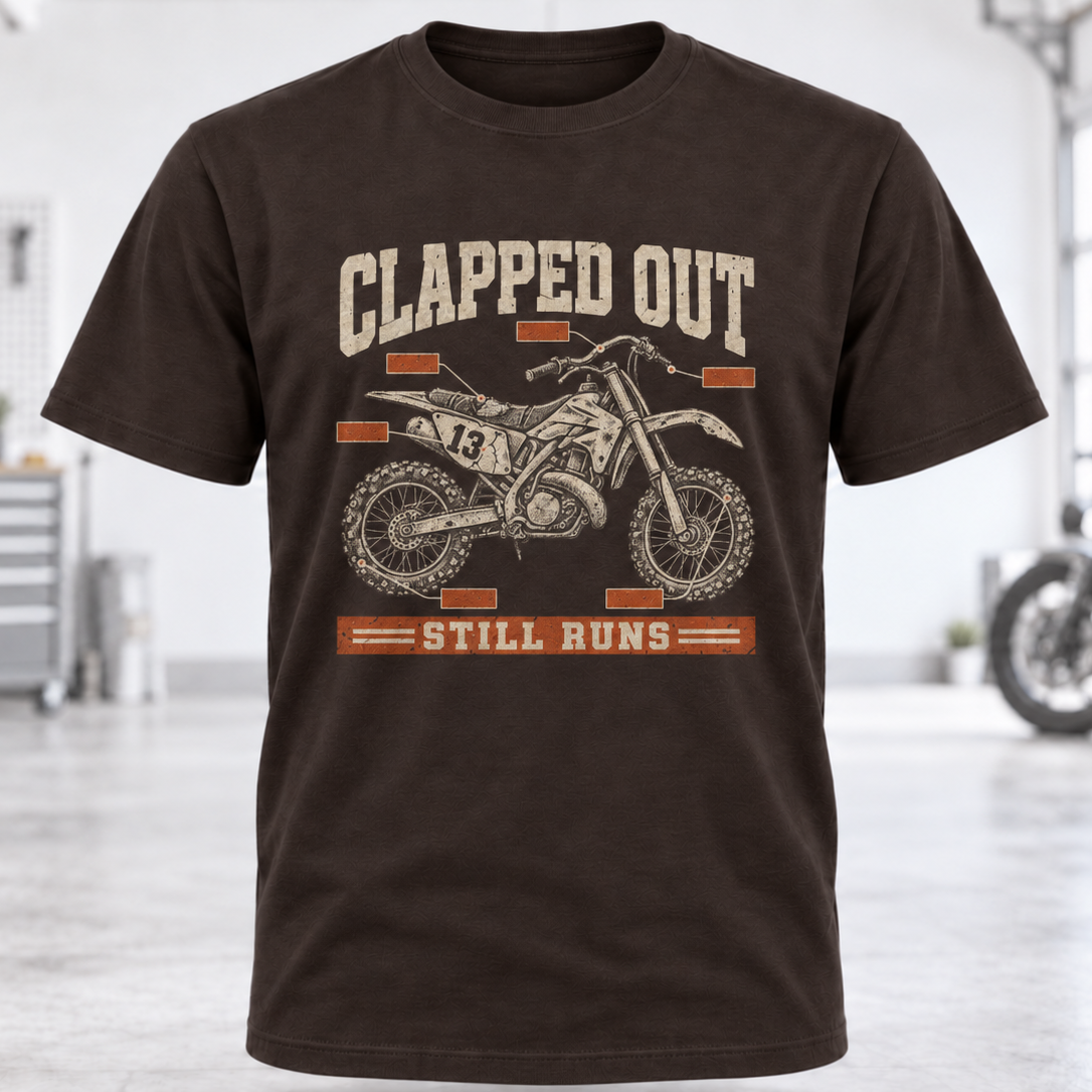 Clapped Out Motorcycle T-Shirt