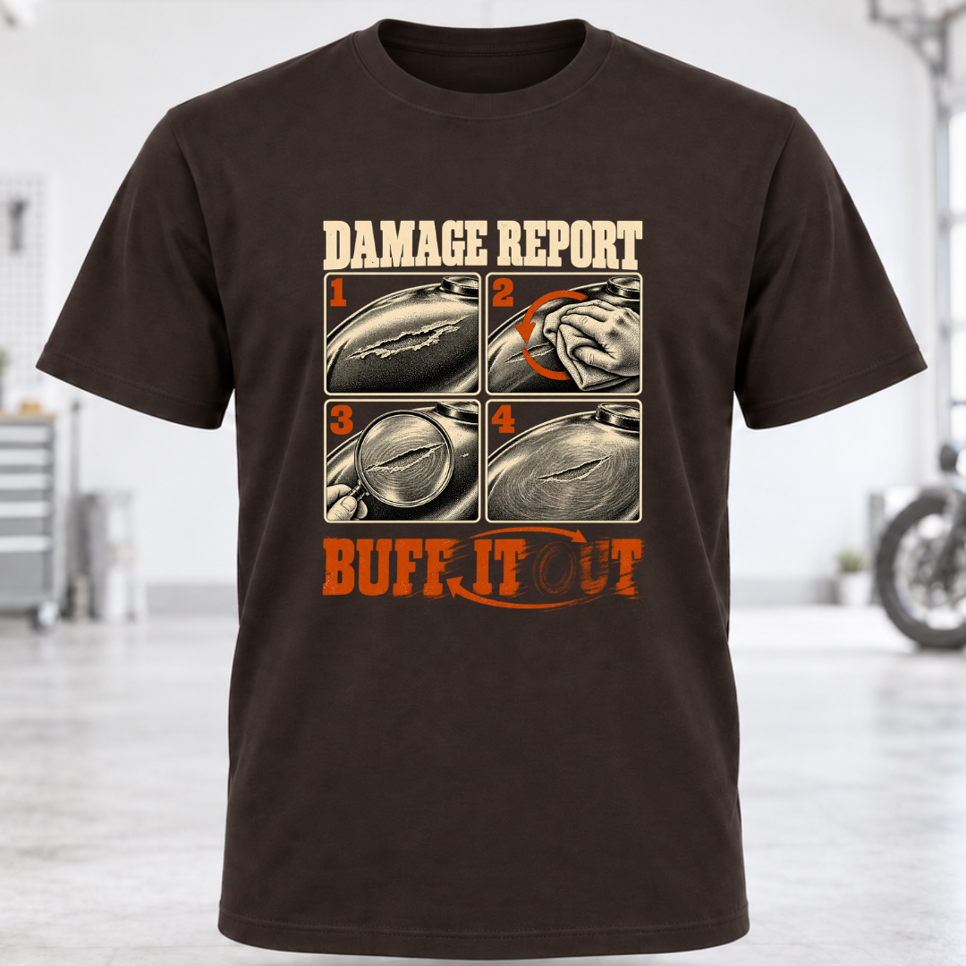 Damage Report Graphic T‑Shirt