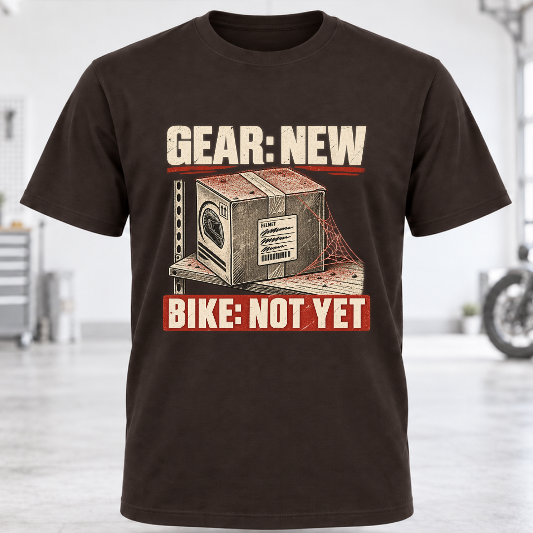 T-Shirt — GEAR: NEW / BIKE: NOT YET