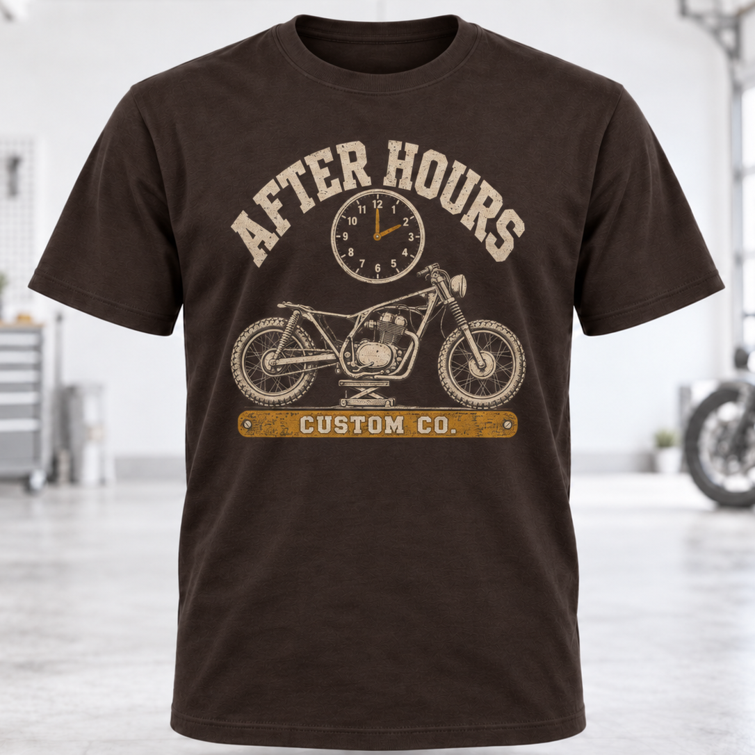 After hours custom build T-Shirt
