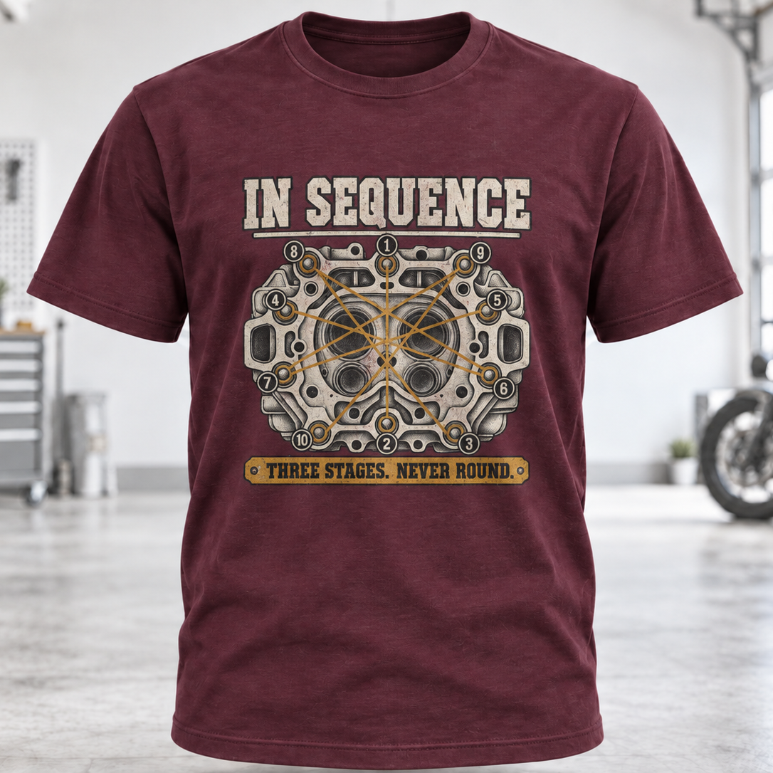 In Sequence Engine Head T-Shirt