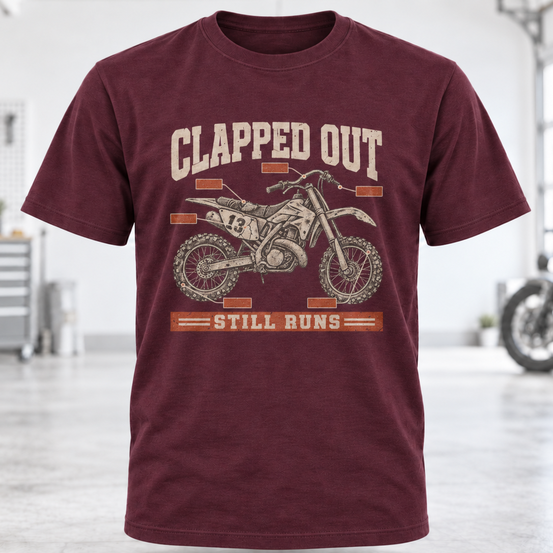 Clapped Out Motorcycle T-Shirt