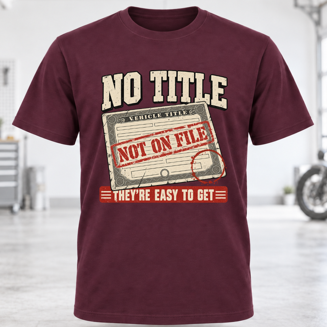 No Title 'Not On File' Graphic T-Shirt