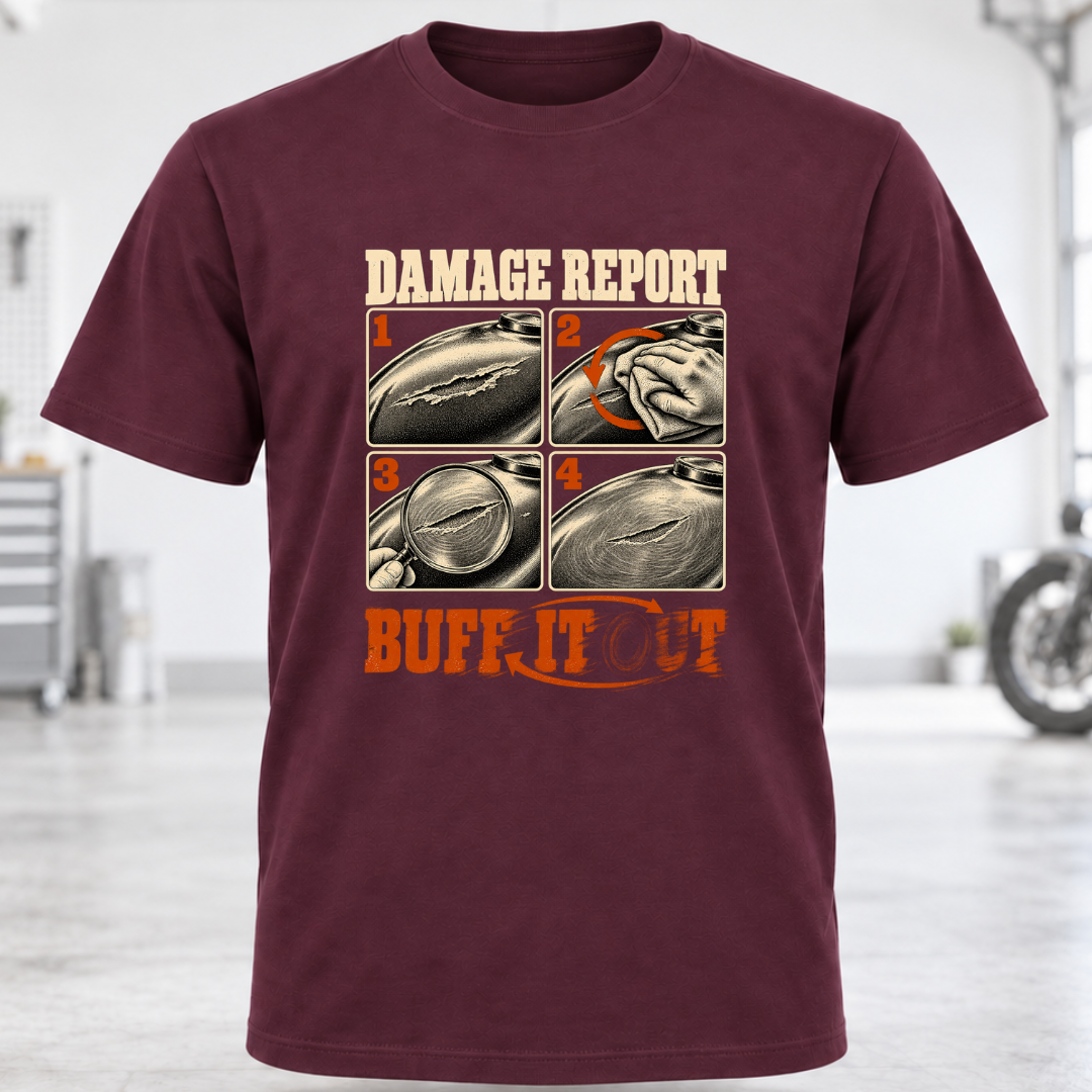 Damage Report Graphic T‑Shirt
