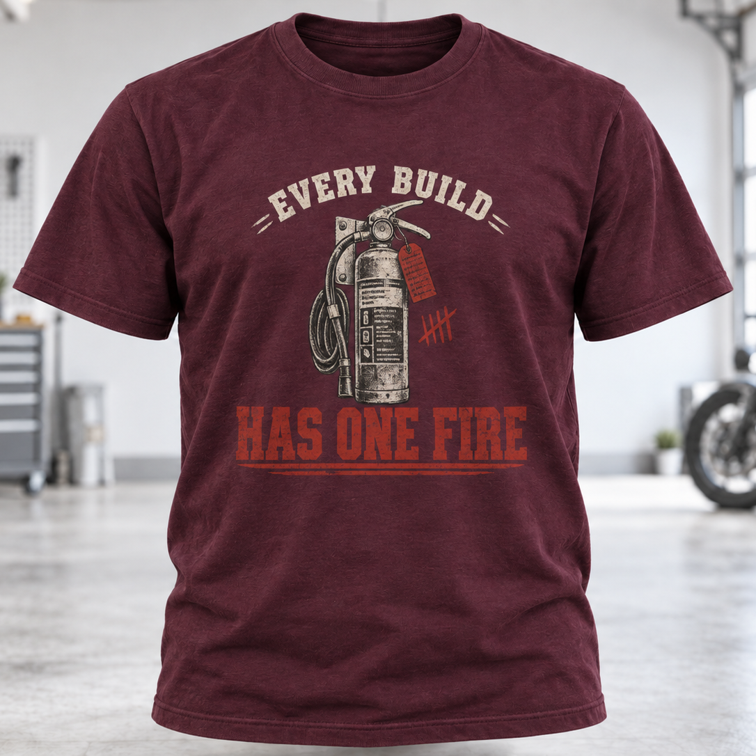 Every Build Has One Fire T-Shirt