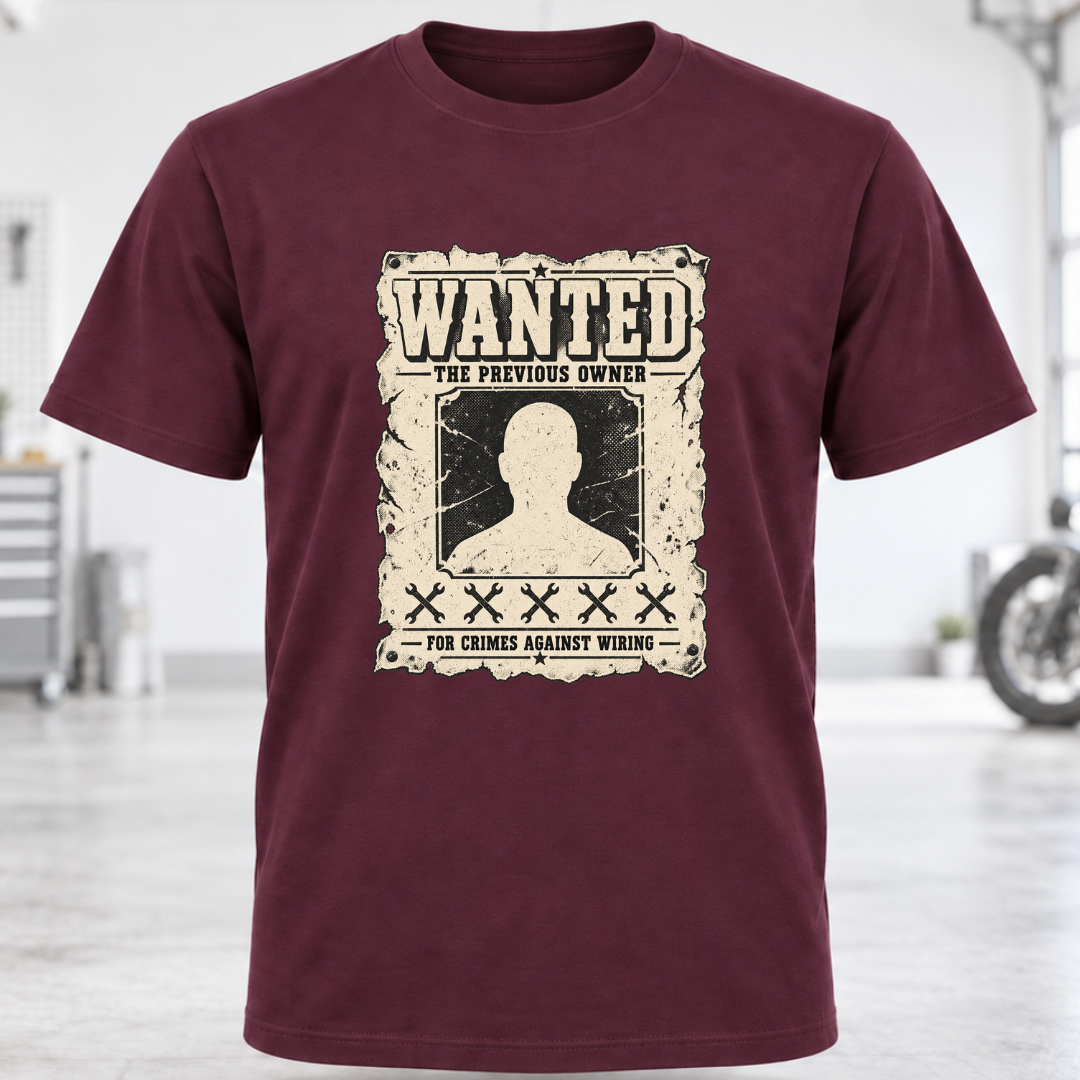 Wanted 'Previous Owner' T-Shirt