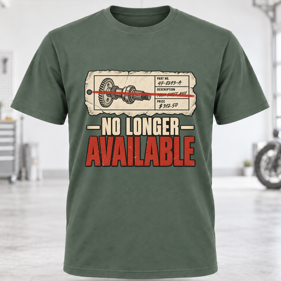 Vintage 'No Longer Available' T-Shirt