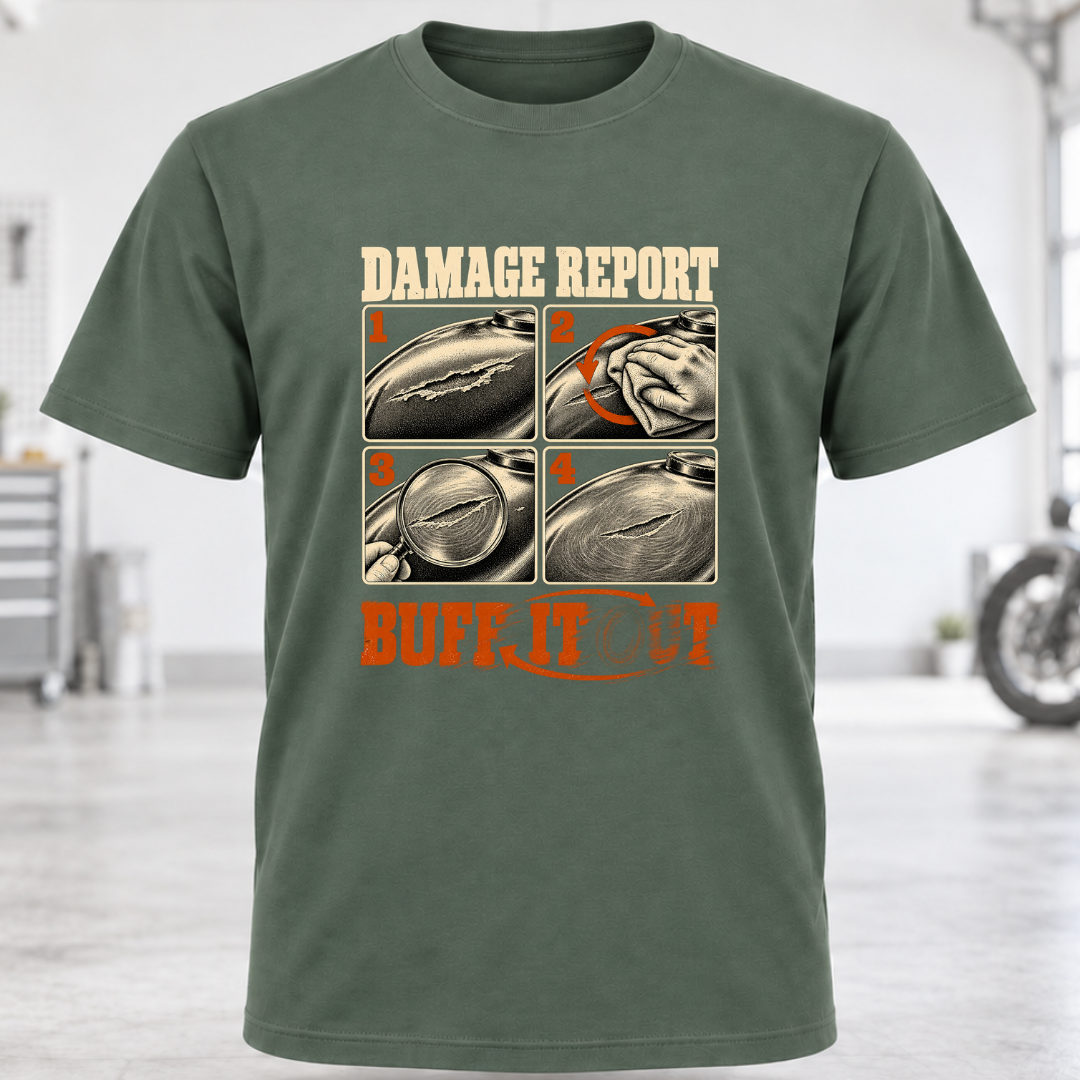 Damage Report Graphic T‑Shirt