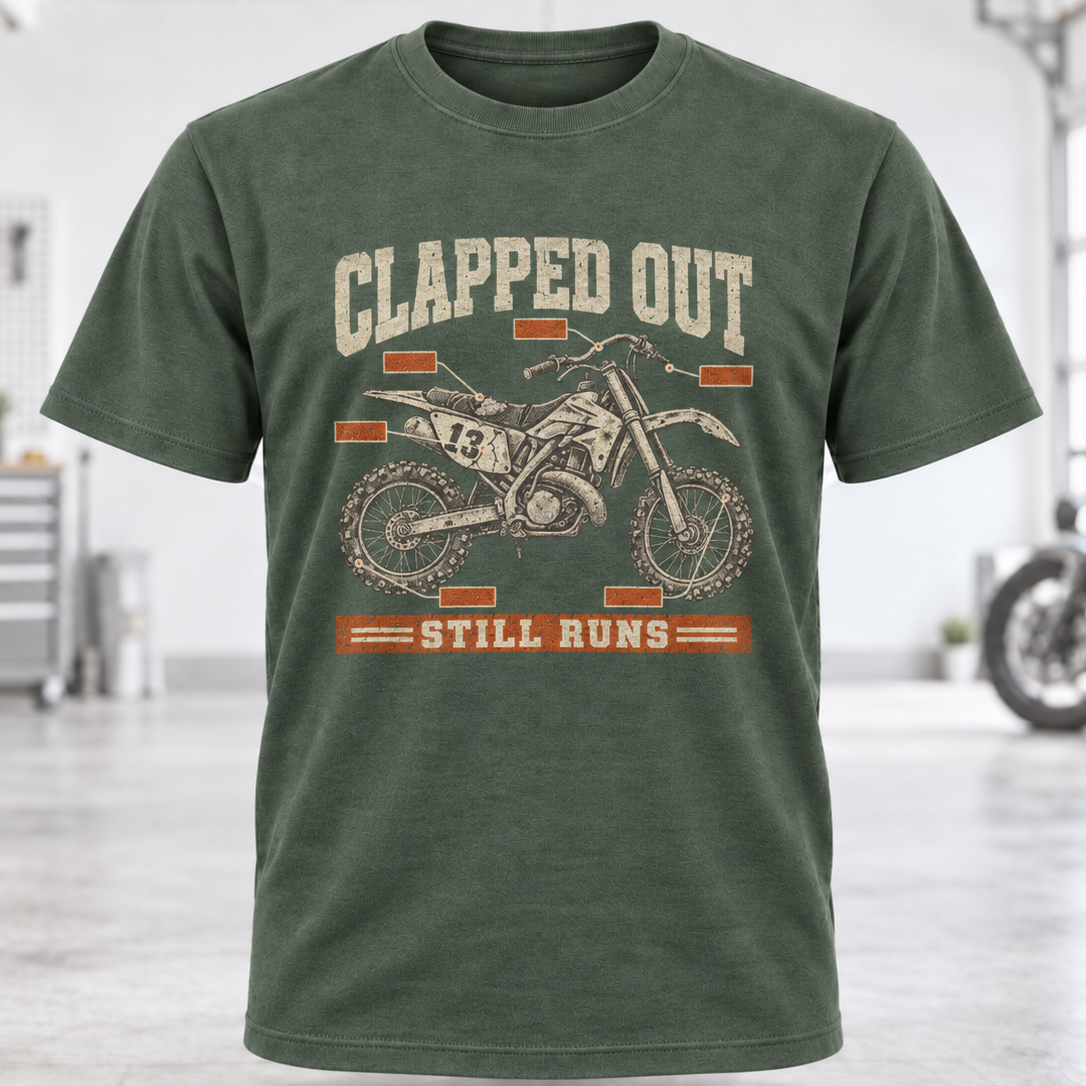 Clapped Out Motorcycle T-Shirt