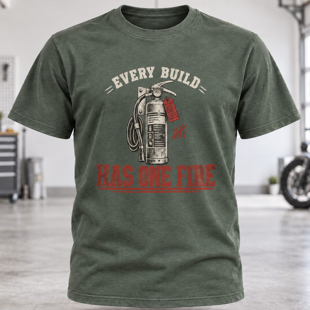 Every Build Has One Fire T-Shirt