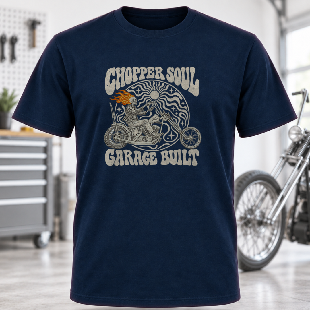 Chopper Soul Garage Built T-Shirt