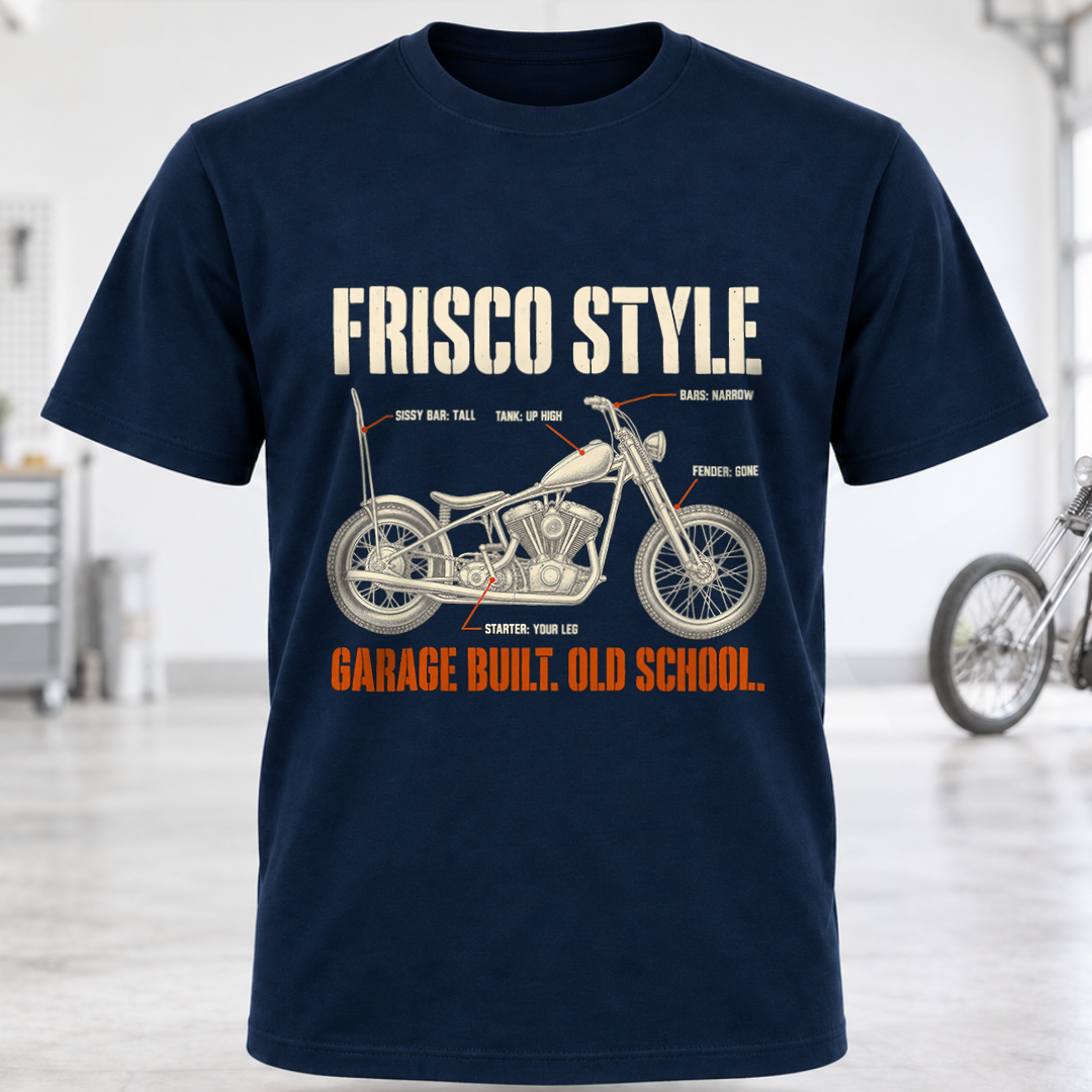 Frisco Style Motorcycle T-Shirt