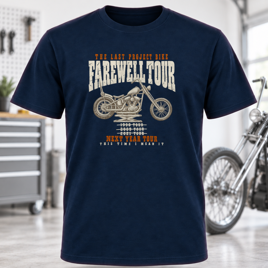 Farewell Tour Motorcycle Graphic T-Shirt