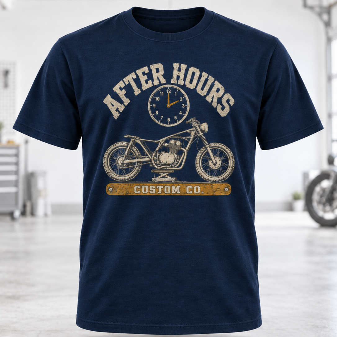 After hours custom build T-Shirt